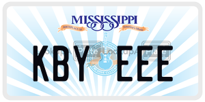 KBYEEE  license plate in MS