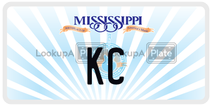KC  license plate in MS