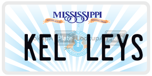 KELLEYS  license plate in MS