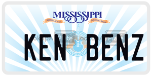 KENBENZ  license plate in MS