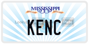 KENC  license plate in MS