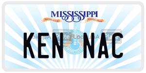 KENNAC  license plate in MS