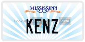 KENZ  license plate in MS