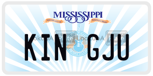 KINGJU  license plate in MS