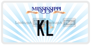 KL  license plate in MS