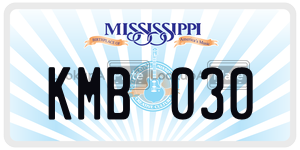 KMB030  license plate in MS