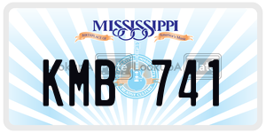 KMB741  license plate in MS