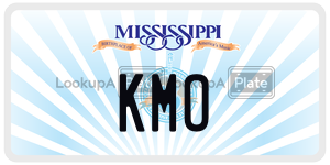 KMO  license plate in MS