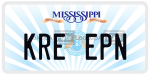 KREEPN  license plate in MS