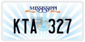 KTA327  license plate in MS