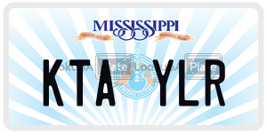 KTAYLR  license plate in MS