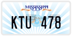 KTU478  license plate in MS