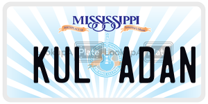 KULADAN  license plate in MS