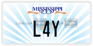 L4Y license plate in Mississippi