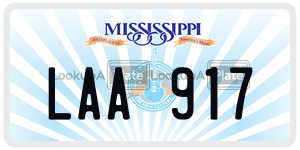 LAA917  license plate in MS