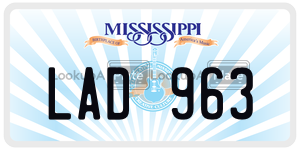 LAD963  license plate in MS
