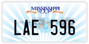 LAE596  license plate in MS
