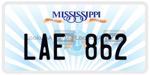 LAE862  license plate in MS