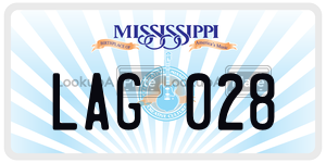 LAG028  license plate in MS