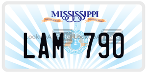 LAM790  license plate in MS