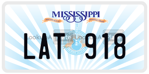 LAT918  license plate in MS