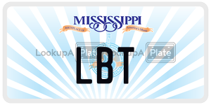 LBT  license plate in MS