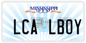 LCALBOY  license plate in MS