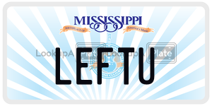 LEFTU  license plate in MS