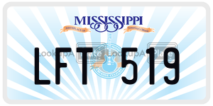 LFT519  license plate in MS