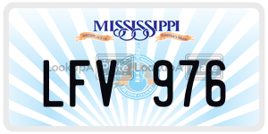 LFV976  license plate in MS