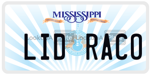LIDRACO  license plate in MS
