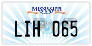 LIH065  license plate in MS