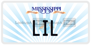 LIL  license plate in MS