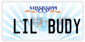 LILBUDY  license plate in MS