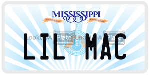 LILMAC  license plate in MS