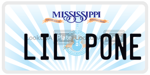 LILPONE  license plate in MS