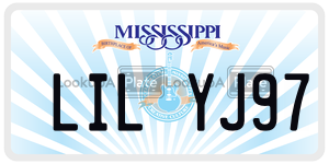 LILYJ97  license plate in MS
