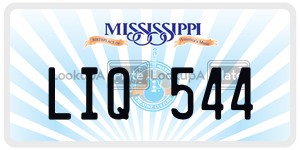 LIQ544  license plate in MS