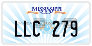 LLC279  license plate in MS
