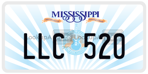 LLC520  license plate in MS
