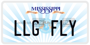 LLGFLY  license plate in MS