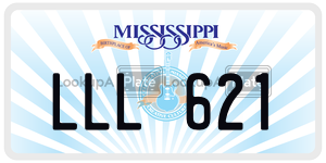 LLL621  license plate in MS