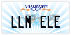 LLMELE  license plate in MS