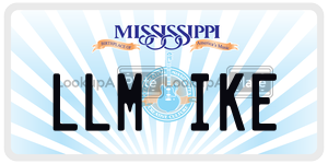 LLMIKE  license plate in MS