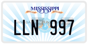 LLN997  license plate in MS