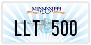 LLT500  license plate in MS
