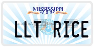 LLTRICE  license plate in MS