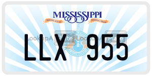 LLX955  license plate in MS