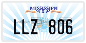 LLZ806  license plate in MS
