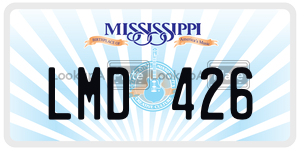 LMD426  license plate in MS